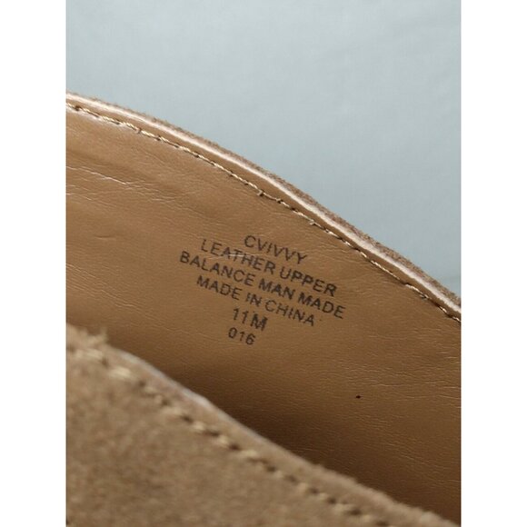 Crown Vintage Ivvy Women's Size 11 M Booties Ankle Brown Leather Side Zip Heels - Picture 10 of 10